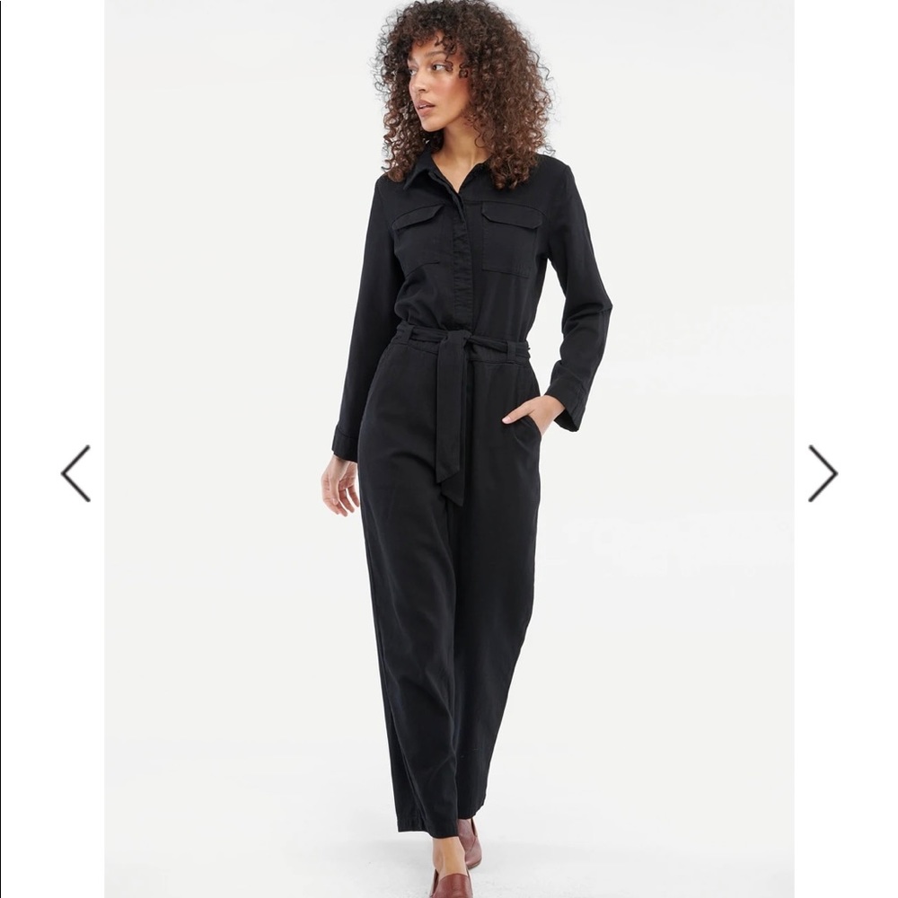 LACAUSA LUDLOW JUMPSUIT BLACK SMALL S